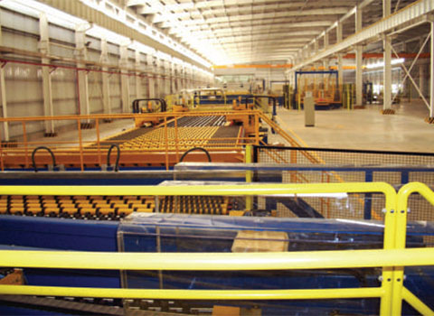  steel structure glass production line